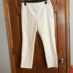 Ruby Rd. Favorites White Crop Pants